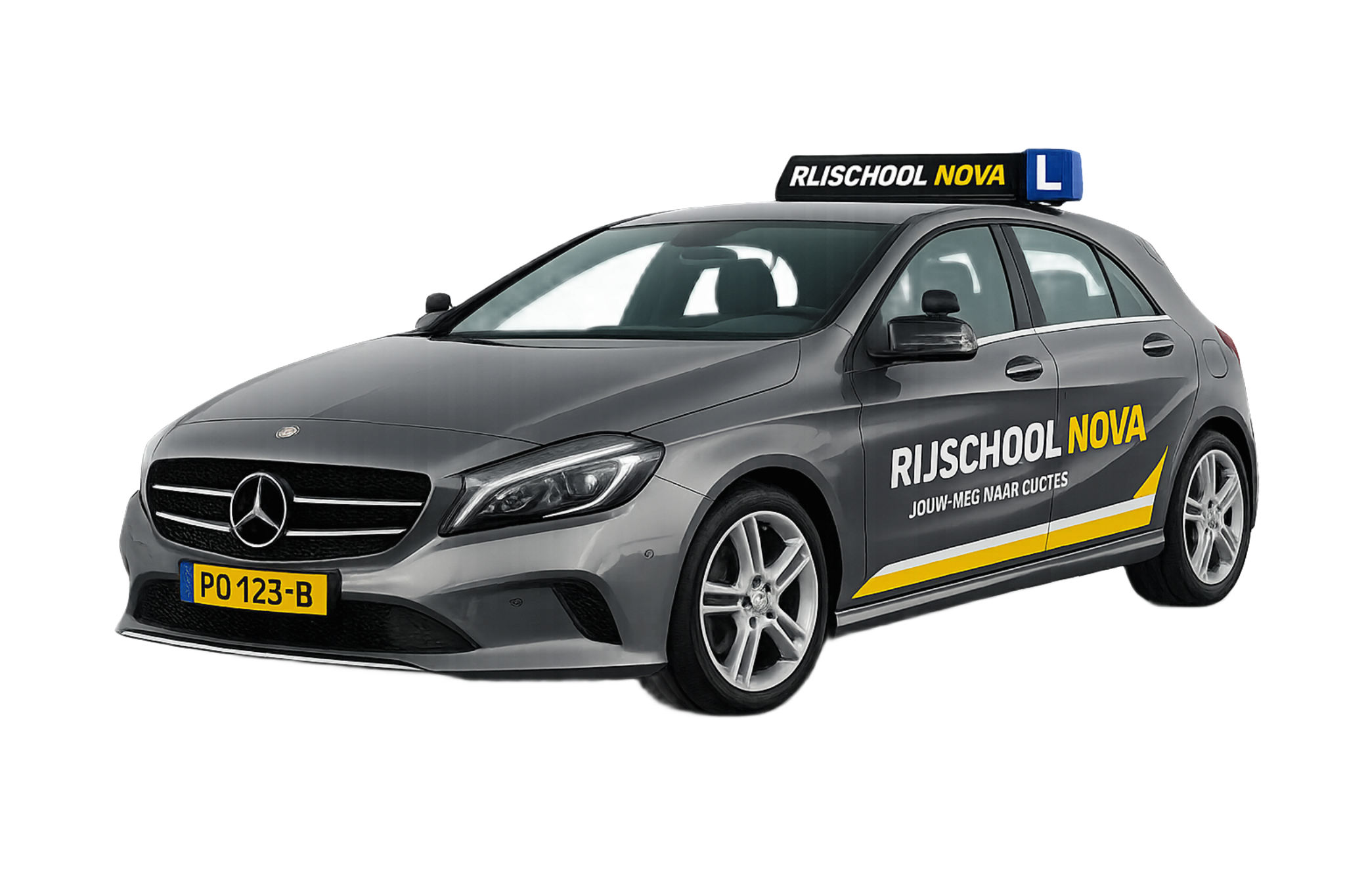Wish Drive lesauto klaar voor een proefles
